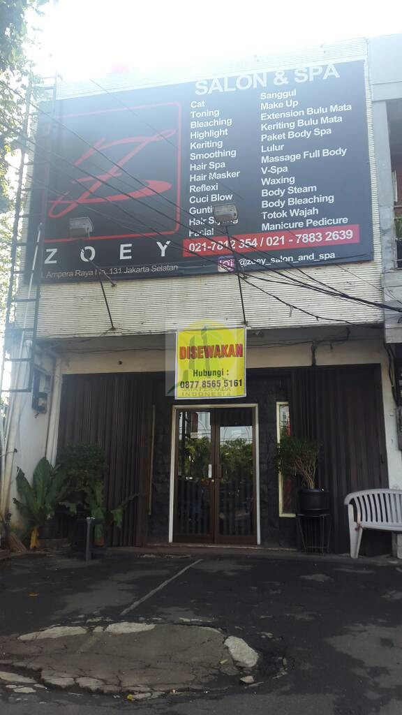 Disewakan Ruko di Ampera, Cilandak Jaksel