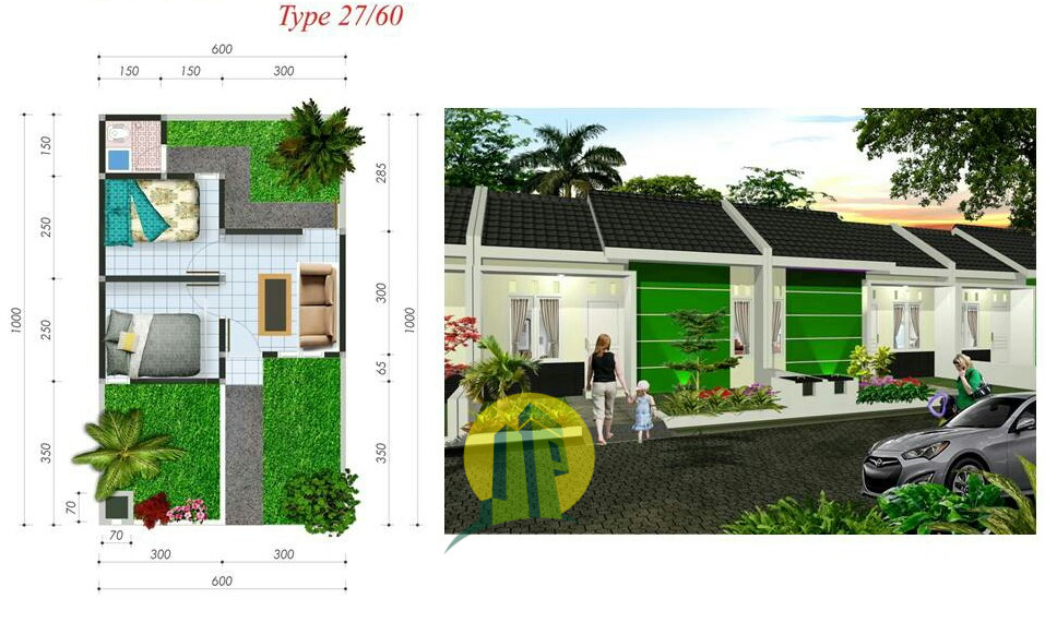 lay out rumah