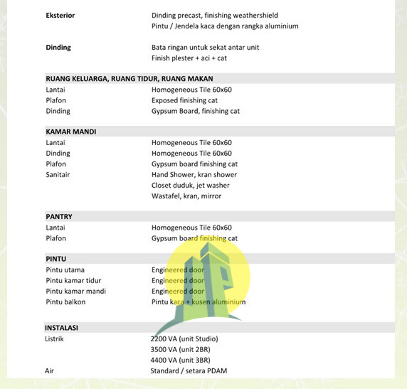 green living at the center of bintaro