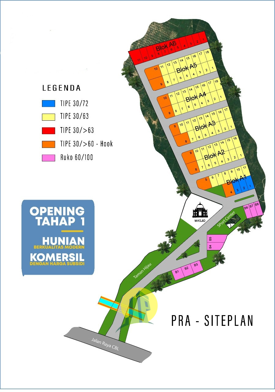 HUNIAN  BERKUALITAS MODERN KOMERSIL DENGAN HARGA BERSUBSIDI ( GSP)