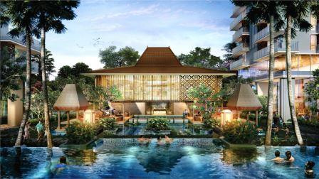 pool view apartment