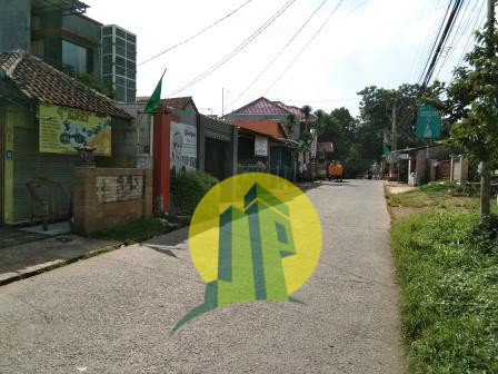 rumah rangkapan jaya, tampak depan kanan dan akses jalan raya