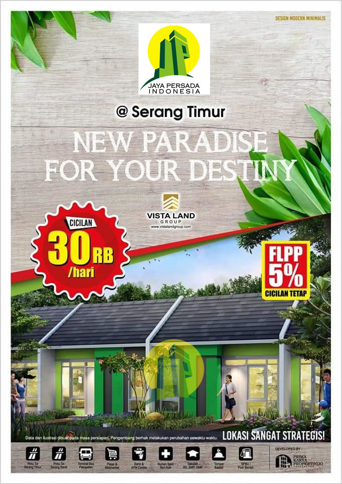 Rumah Subsidi-Didalam Cluster di Kota Serang Timur-Banten