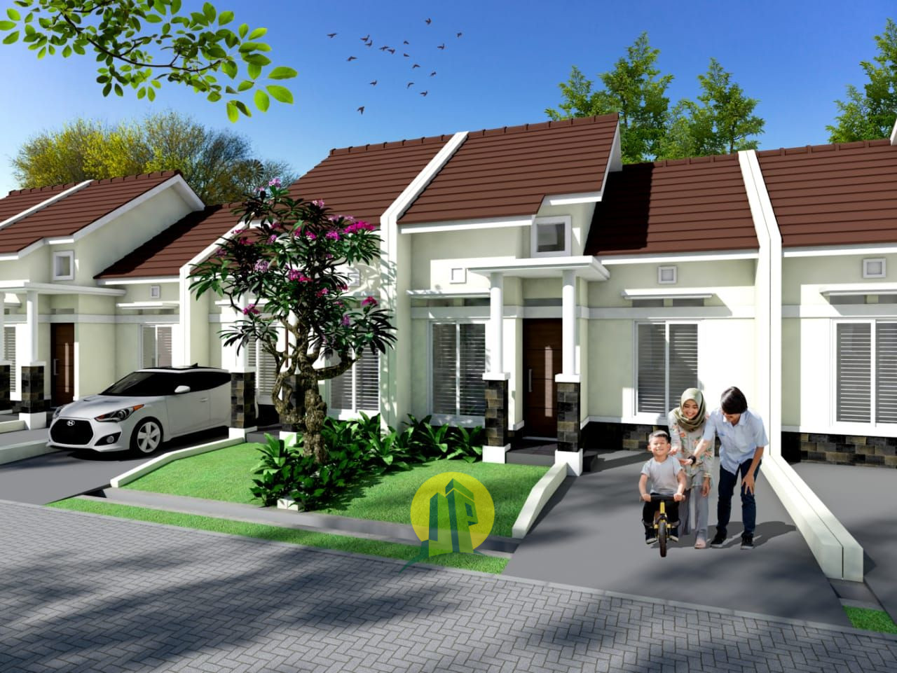 Cluster Asri di Segitiga Emas Tepi Jakarta, Dekat Stasiun, Legalitas Terjamin