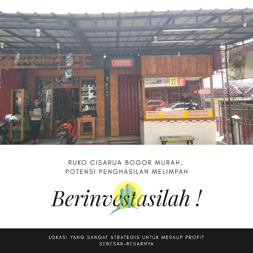 Ruko Strategis di Puncak Cisarua Bogor