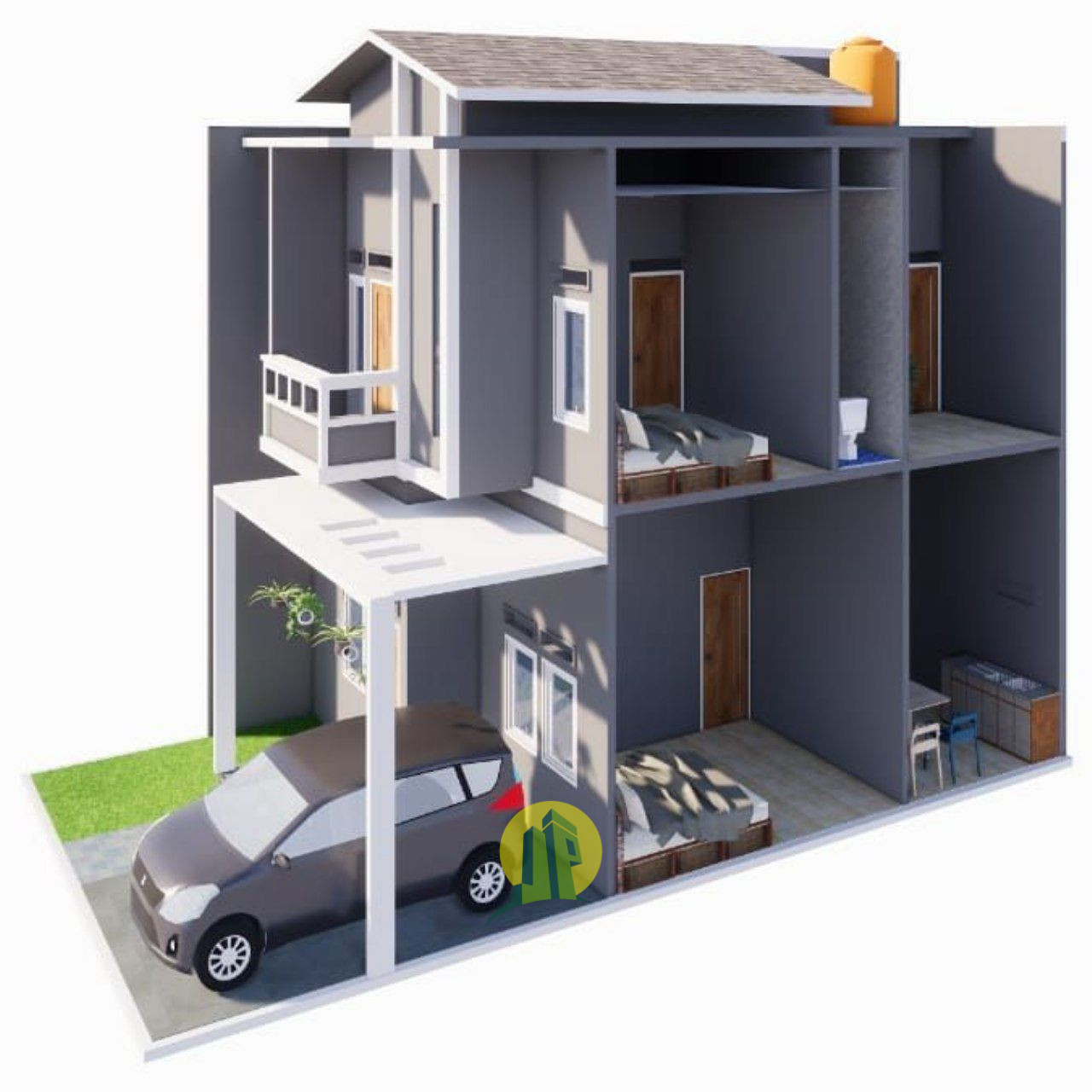 Cluster Asri Eksklusif 2 Lantai di Area GDC Depok, Legalitas Terjamin