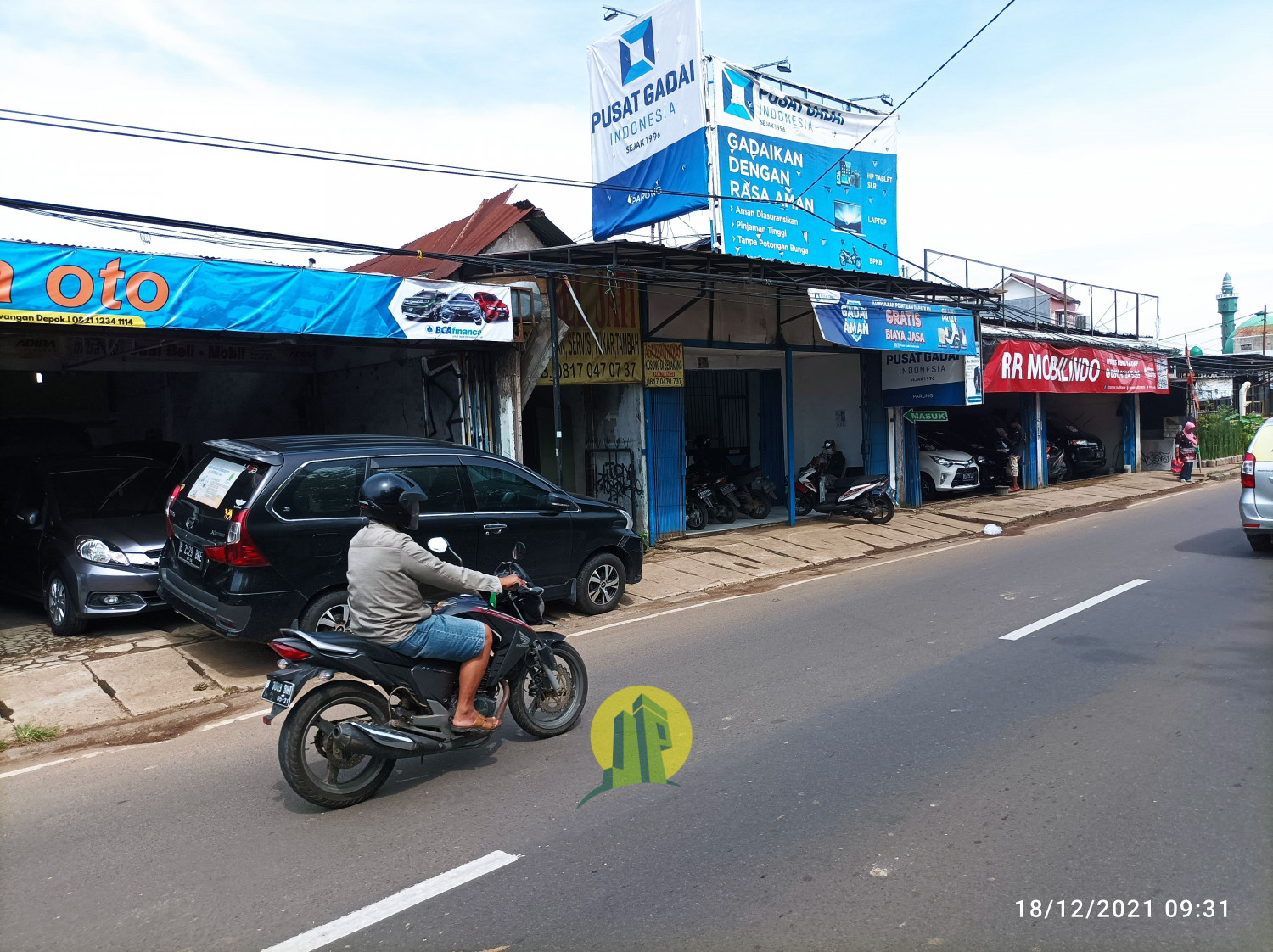 Ruko dan Tanah Dijual di Jalan Raya Jakarta Bogor (Parung Ciputat)