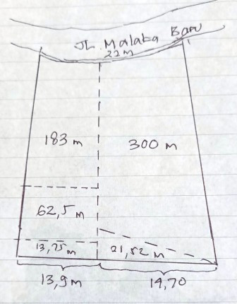 tanah dijual pondok kopi