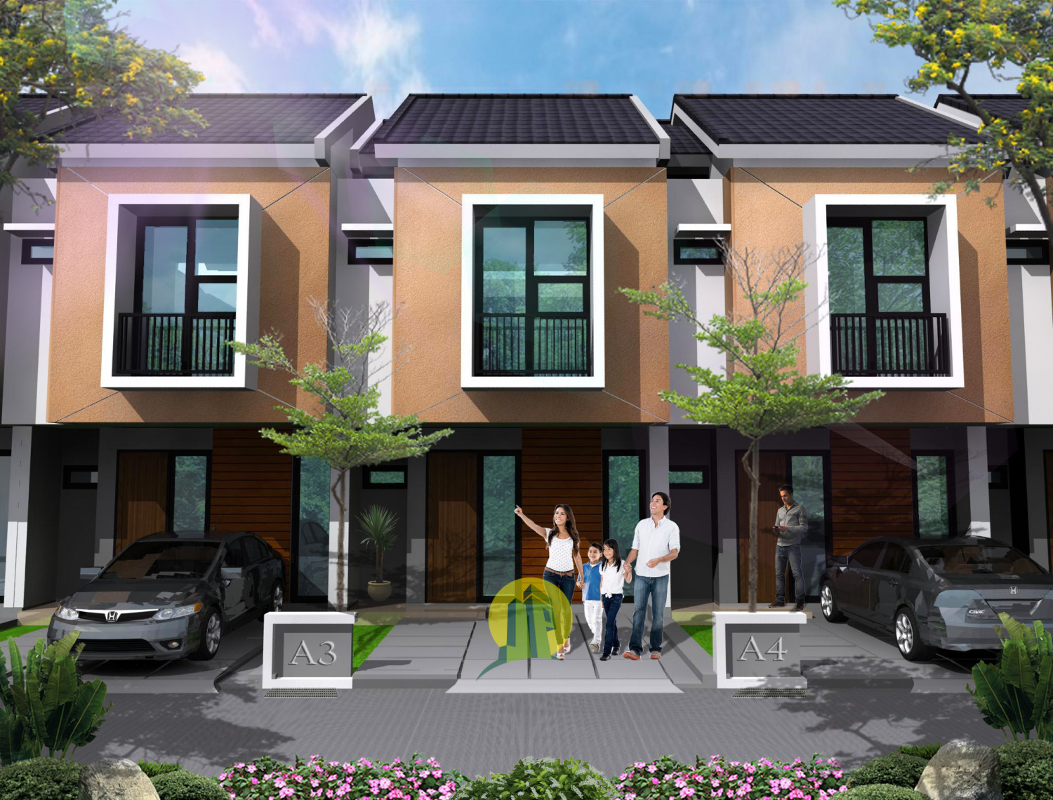 rumah 2 lantai TJR 3