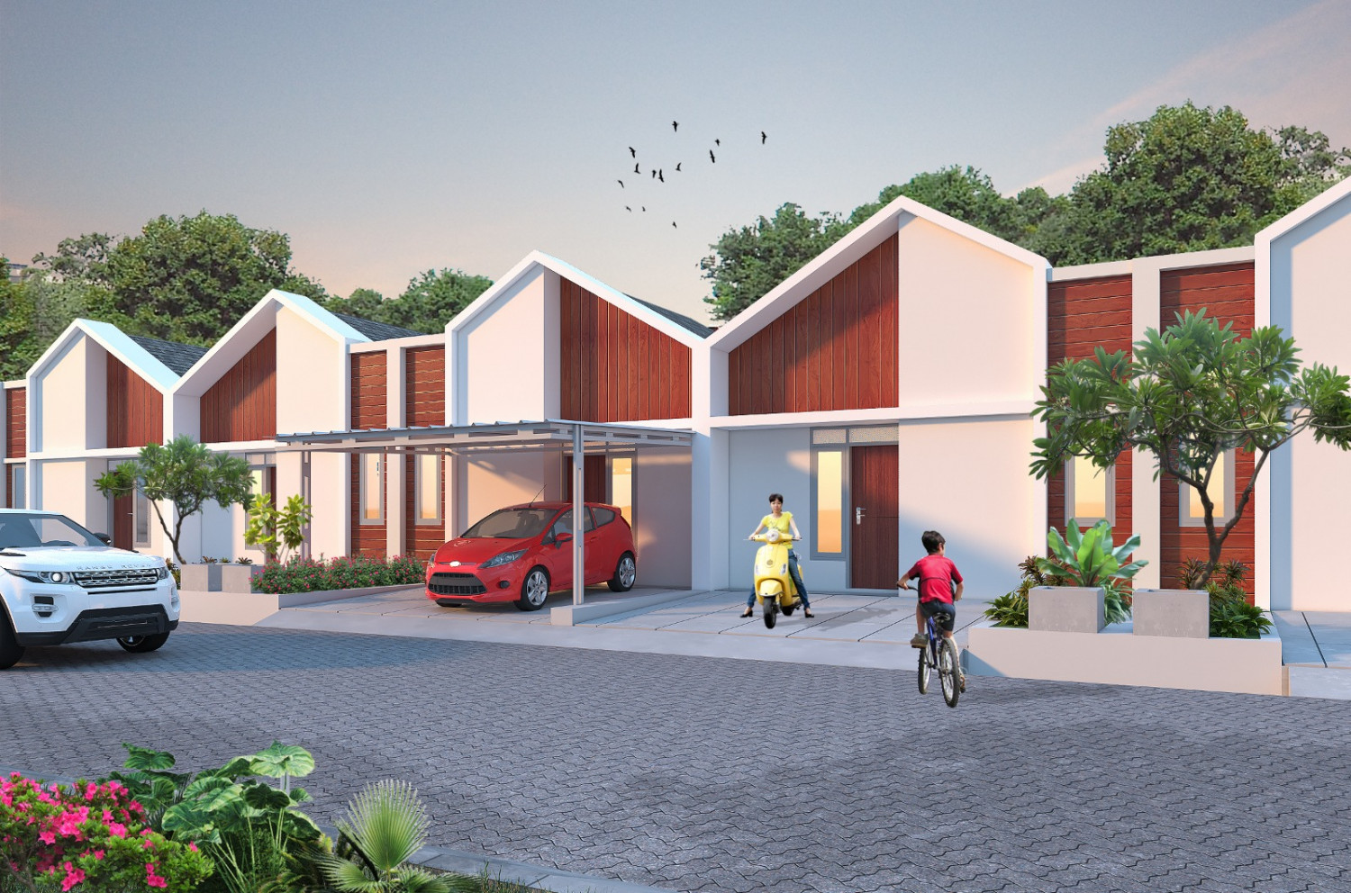 tampak muka rmh gaya minimalis di babelan.jpeg